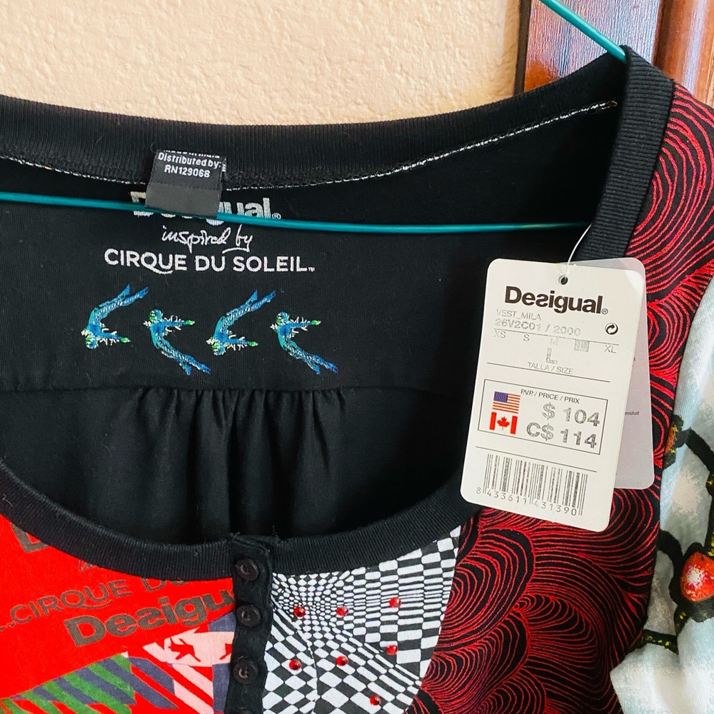 Desigual long sleeves dresse.size M - Picture 7 of 8